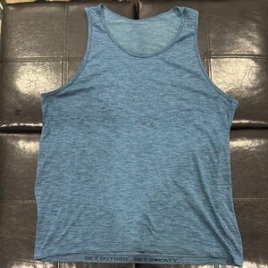 Lululemon Blue Athletic Tank Top - XL